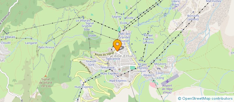 localisation de l'entreprise MONSIEUR MICKAEL FOURNIER  HUEZ