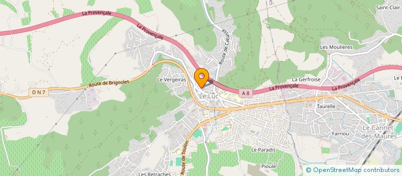 localisation de l'entreprise MONSIEUR MICKAEL FOYER  FLASSANS-SUR-ISSOLE