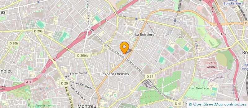 localisation de l'entreprise MONSIEUR MICKAEL FRADE à MONTREUIL