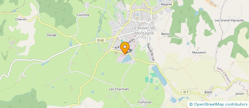 localisation de l'entreprise MONSIEUR MICKAEL FRAGO à LE MAYET-DE-MONTAGNE