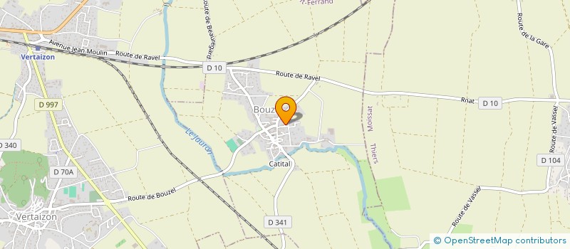 localisation de l'entreprise MONSIEUR MICKAEL FRAISSE  BOUZEL