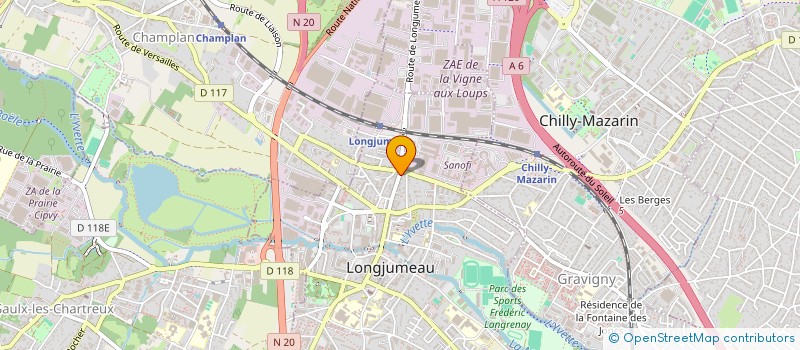 localisation de l'entreprise MONSIEUR MICKAEL FRANCISCO à LONGJUMEAU