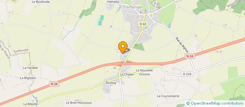 localisation de l'entreprise MONSIEUR MICKAEL FRESNEL  TREFFENDEL