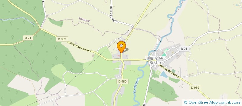 localisation de l'entreprise MONSIEUR MICKAEL GABARD  JALIGNY-SUR-BESBRE