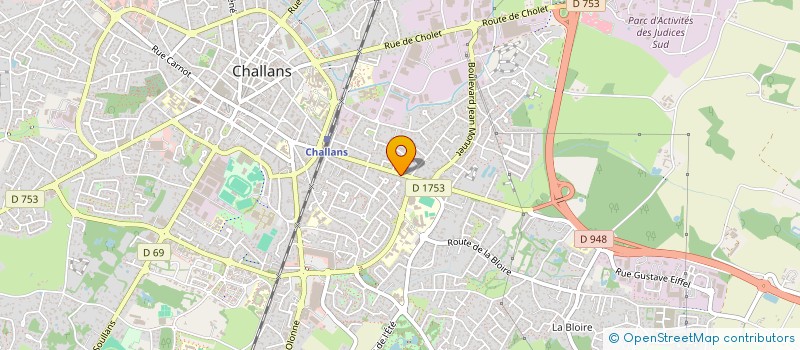 localisation de l'entreprise MONSIEUR MICKAEL GABORIT à CHALLANS