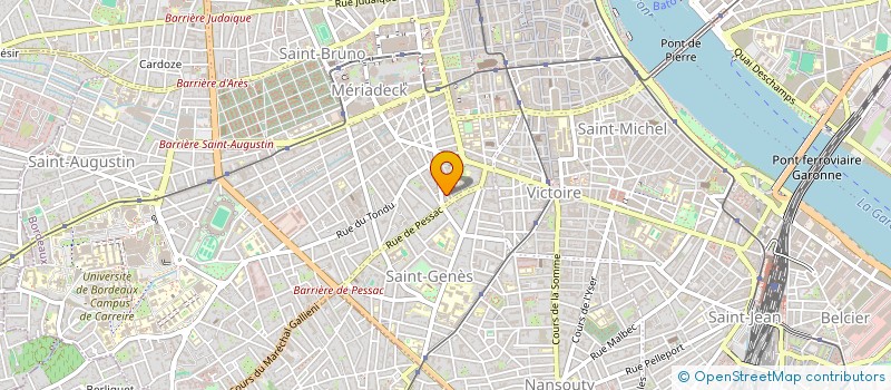 localisation de l'entreprise MONSIEUR MICKAEL GACHET à BORDEAUX