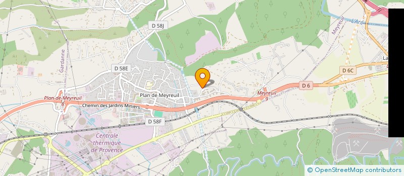 localisation de l'entreprise MONSIEUR MICKAEL GACHON  MEYREUIL