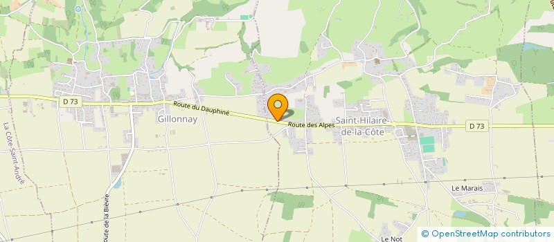 localisation de l'entreprise MONSIEUR MICKAEL GADAULT  SAINT-HILAIRE-DE-LA-COTE