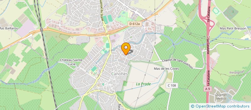 localisation de l'entreprise MONSIEUR MICKAEL GALLONE  CANOHES