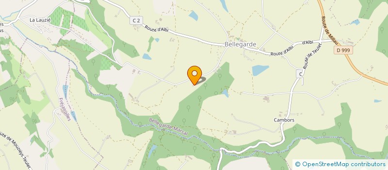 localisation de l'entreprise MONSIEUR MICKAEL GALTIER  BELLEGARDE-MARSAL