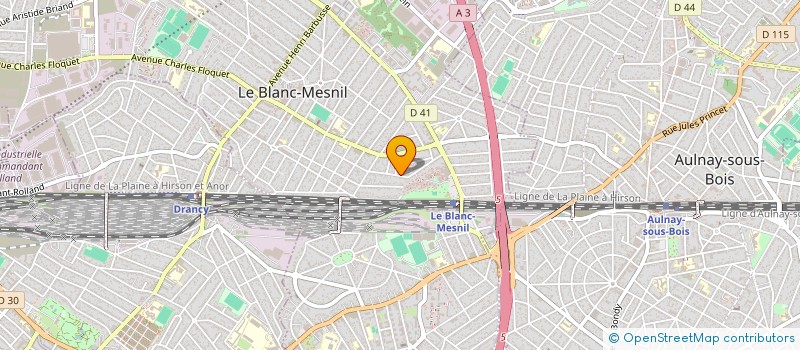 localisation de l'entreprise MONSIEUR MICKAEL GARCIA à LE BLANC-MESNIL