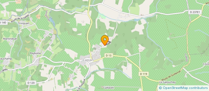 localisation de l'entreprise MONSIEUR MICKAEL GARCIA  CAPIAN