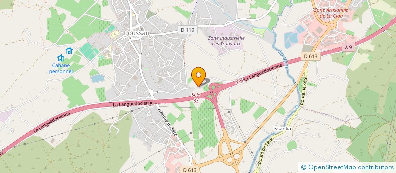 localisation de l'entreprise MONSIEUR MICKAEL GARCIA  POUSSAN