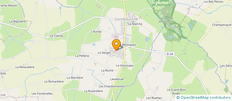 localisation de l'entreprise MONSIEUR MICKAEL GAREAU  COMBOURTILLE