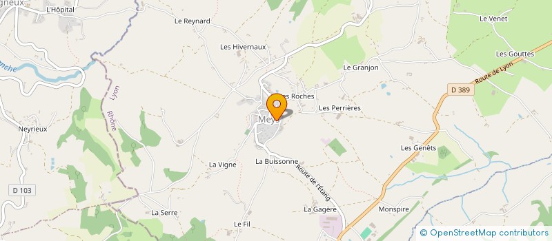 localisation de l'entreprise MONSIEUR MICKAEL GARIN  MEYS