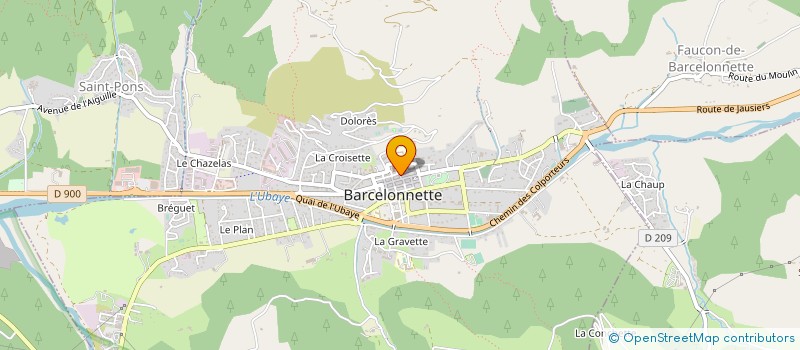 localisation de l'entreprise MONSIEUR MICKAEL GAUDRE à BARCELONNETTE