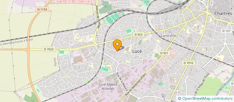 localisation de l'entreprise MONSIEUR MICKAEL GAUDRON à LUCE