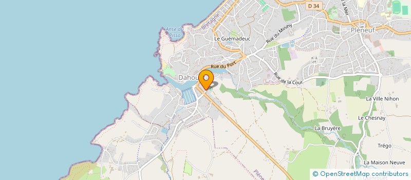 localisation de l'entreprise MONSIEUR MICKAEL GAUDU  PLENEUF-VAL-ANDRE