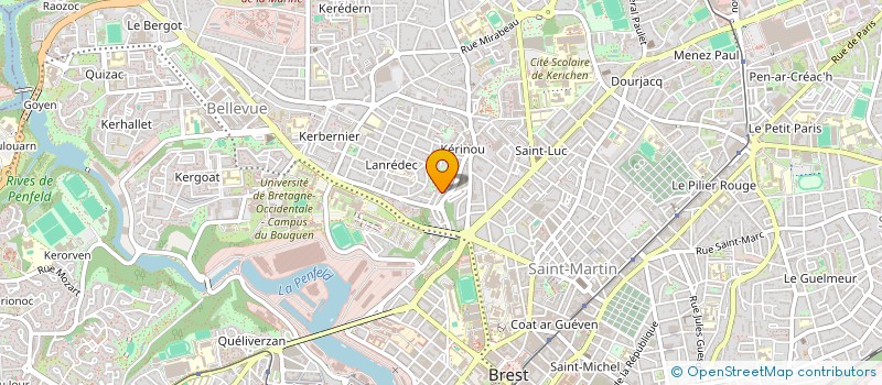 localisation de l'entreprise MONSIEUR MICKAEL GAULUPEAU à BREST