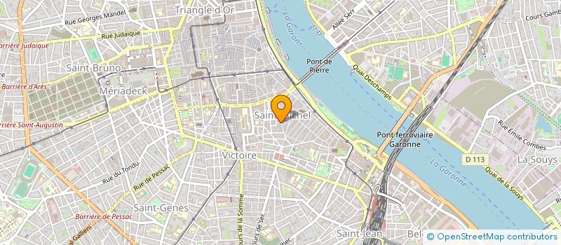 localisation de l'entreprise MONSIEUR MICKAEL GAURY  BORDEAUX