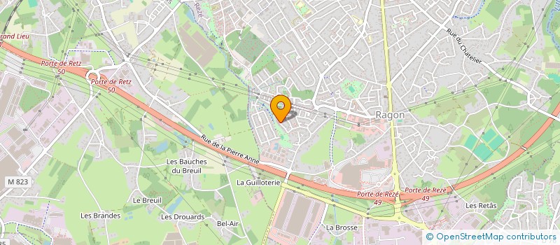 localisation de l'entreprise MONSIEUR MICKAEL GAUTHIER à REZE