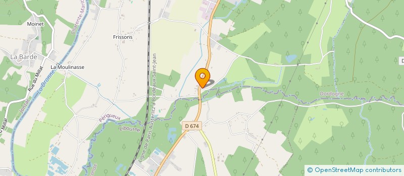 localisation de l'entreprise MONSIEUR MICKAEL GENDREAU  LA ROCHE CHALAIS