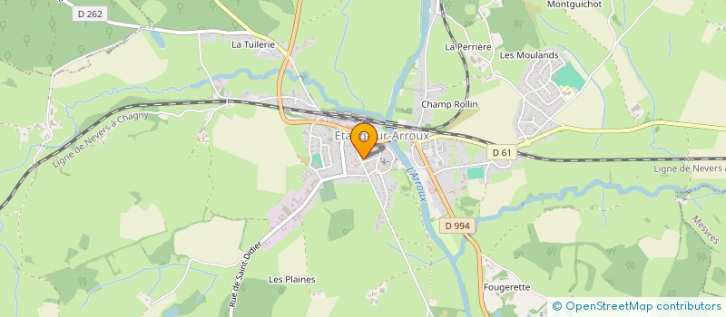 localisation de l'entreprise MONSIEUR MICKAEL GEORGES à ETANG-SUR-ARROUX