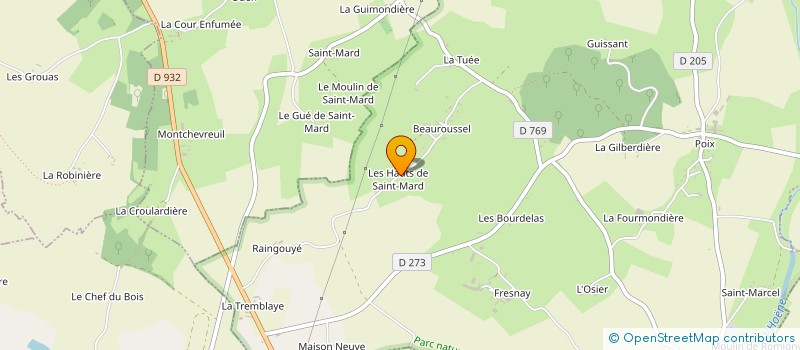 localisation de l'entreprise MONSIEUR MICKAEL GEORGET à SAINTE-CERONNE-LES-MORTAGNE