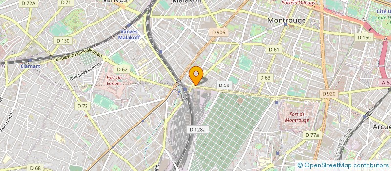 localisation de l'entreprise MONSIEUR MICKAEL GERARD  MONTROUGE