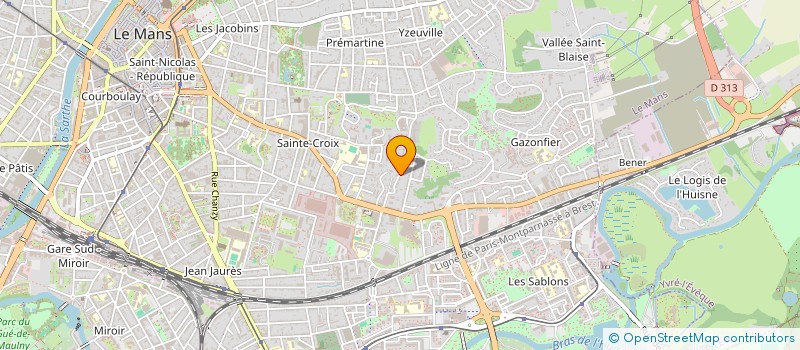 localisation de l'entreprise MONSIEUR MICKAEL GETTE  LE MANS