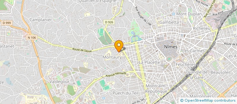 localisation de l'entreprise MONSIEUR MICKAEL GEVORKIAN  NIMES