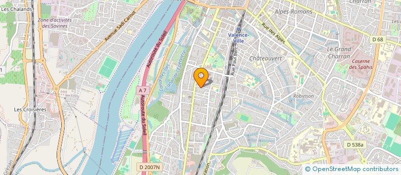 localisation de l'entreprise MONSIEUR MICKAEL GHAZARIAN  VALENCE