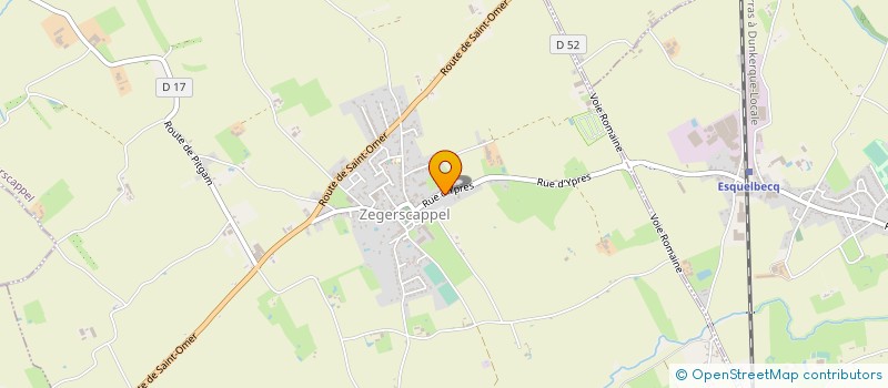 localisation de l'entreprise MONSIEUR MICKAEL GHEKIERE  ZEGERSCAPPEL