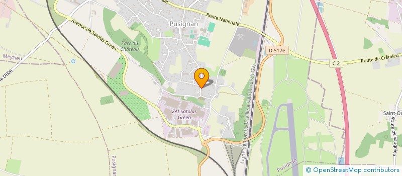 localisation de l'entreprise MONSIEUR MICKAEL GIAMBARRESI  PUSIGNAN