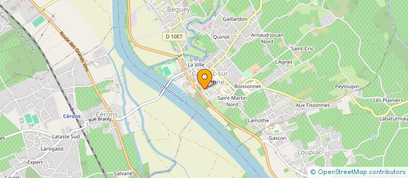 localisation de l'entreprise MONSIEUR MICKAEL GILLARD  CADILLAC-SUR-GARONNE