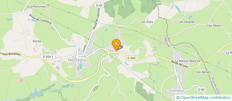 localisation de l'entreprise MONSIEUR MICKAEL GIMEL  MONTAGNY