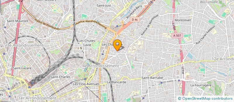 localisation de l'entreprise MONSIEUR MICKAEL GIRAUD à MARSEILLE