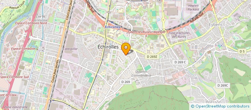 localisation de l'entreprise MONSIEUR MICKAEL GIRONA SIERRA  ECHIROLLES