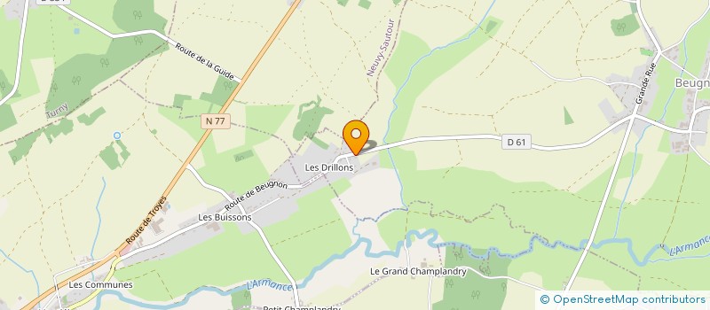 localisation de l'entreprise MONSIEUR MICKAEL GOMES DA COSTA à BEUGNON