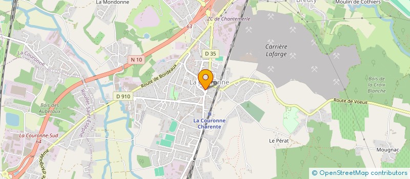 localisation de l'entreprise MONSIEUR MICKAEL GONCALVES à LA COURONNE
