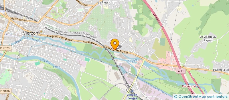 localisation de l'entreprise MONSIEUR MICKAEL GONCALVES  VIERZON