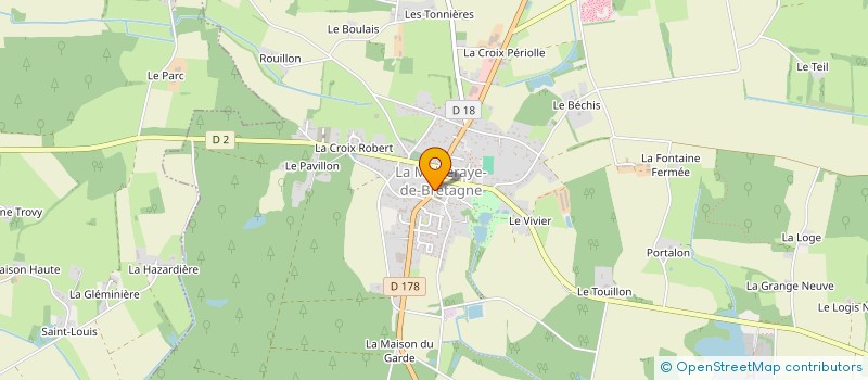 localisation de l'entreprise MONSIEUR MICKAEL GOUGEON à LA MEILLERAYE-DE-BRETAGNE
