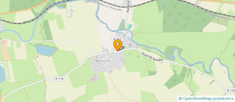 localisation de l'entreprise MONSIEUR MICKAEL GOURAUD  BREVILLY