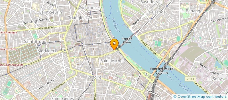 localisation de l'entreprise MONSIEUR MICKAEL GOUSSU  BORDEAUX