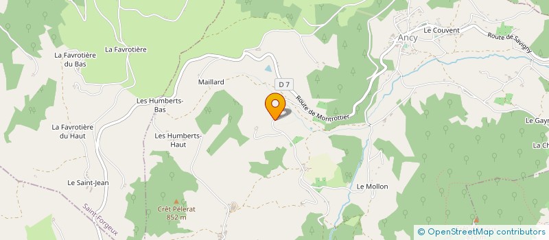 localisation de l'entreprise MONSIEUR MICKAEL GOUTTE  ANCY