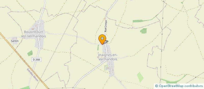 localisation de l'entreprise MONSIEUR MICKAEL GRAIN  VRAIGNES-EN-VERMANDOIS