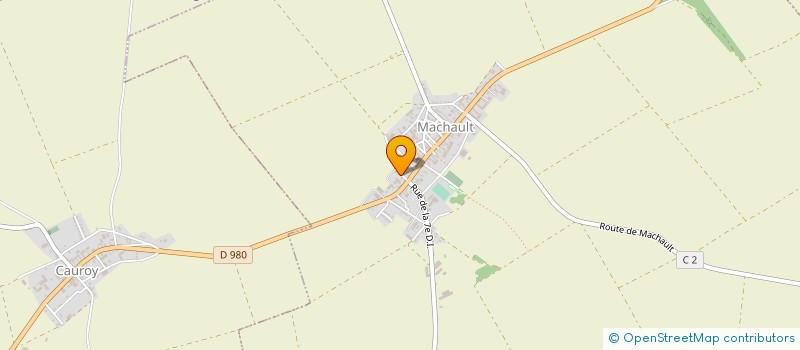 localisation de l'entreprise MONSIEUR MICKAEL GRANDJEAN  MACHAULT