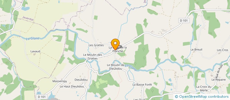 localisation de l'entreprise MONSIEUR MICKAEL GRANET à ORADOUR-SUR-GLANE