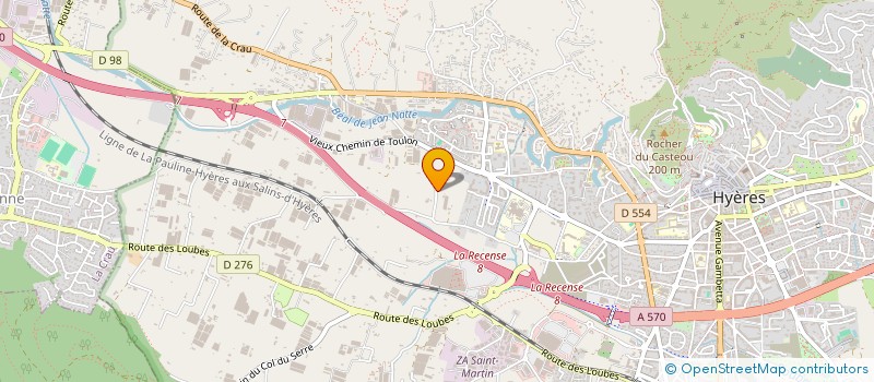 localisation de l'entreprise MONSIEUR MICKAEL GRAS à HYERES