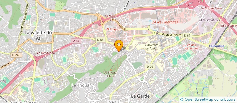 localisation de l'entreprise MONSIEUR MICKAEL GRASSI à LA VALETTE-DU-VAR